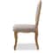 Baxton Studio Chateauneuf Oak Beige Upholstered Dining Side Chair 120-6674 - alternate 6